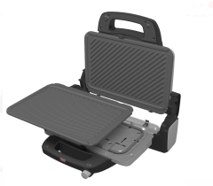 Simfer SK-4640 Pratica Tost Makinesi, 1800 W, 6 Dilim Kapasitesi, Gri