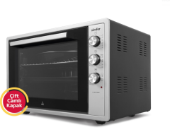 Simfer 7033 70Litre Inox Gri Midi Fırın Turbo