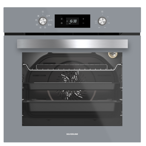 SILVERLINE BO6504B GRİ ANKASTRE FIRIN