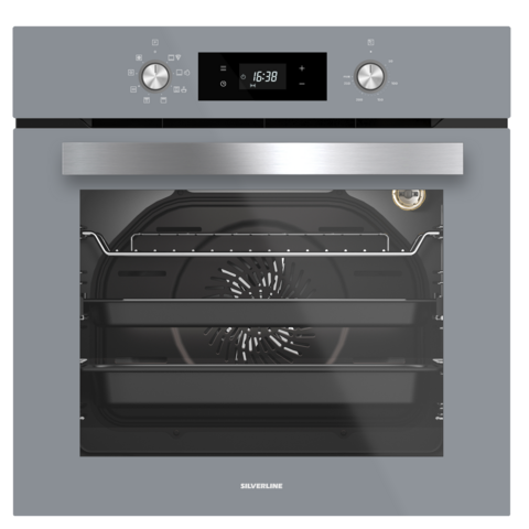SILVERLINE BO6504S GRİ ANKASTRE FIRIN