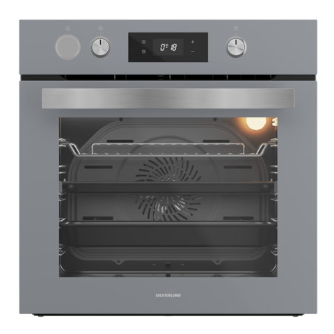 SILVERLINE BO65P4S01 GRİ ANKASTRE FIRIN