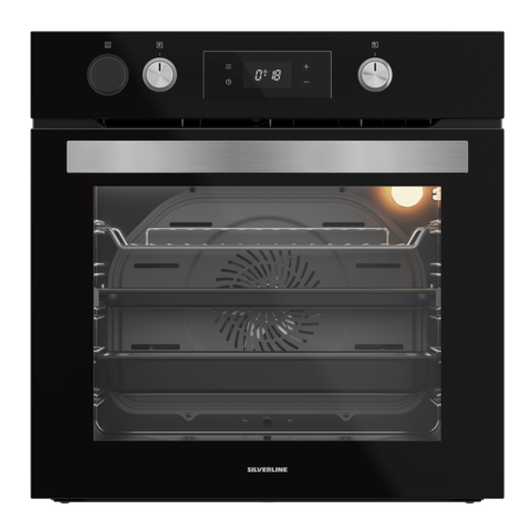 SILVERLINE BO65P4B01 SİYAH ANKASTRE FIRIN