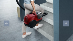 SIEMENS VSX21A300 iQ300 Toz torbasız Süpürge Kırmızı