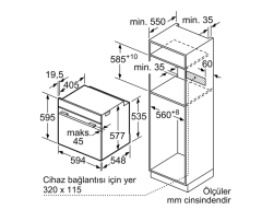 sıemens HJ852GYN0T iQ500 Ankastre Fırın