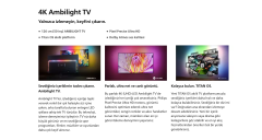 Philips 50PUS8349 4K Ultra HD 50'' 127 Ekran Uydu Alıcılı Smart LED TV