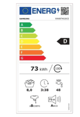 Samsung WW80T4020CE/AH 1200 Devir 8 kg Çamaşır Makinesi