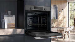 SIEMENS HU717ABN0T GRİ ANKASTRE FIRIN