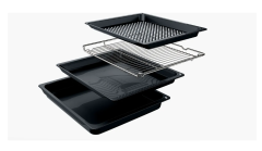 SIEMENS HU736AEN0T GRİ ANKASTRE FIRIN