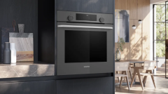 SIEMENS HU736AEN0T GRİ ANKASTRE FIRIN