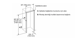 Siemens CI30RP02 Tek Kapılı Ankastre Buzdolabı