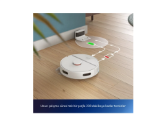 Philips HomeRun 3000 Serisi Aqua XU3000/02 Beyaz Akıllı Robot Süpürge