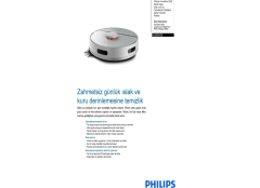 Philips HomeRun 3000 Serisi Aqua XU3000/02 Beyaz Akıllı Robot Süpürge