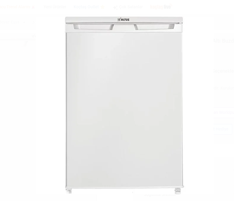 AL 306 B TEZGAH ALTI BUZDOLABI