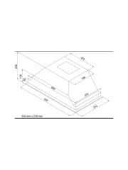 Silverline 1170 ASTEC 60 cm Inox Aspiratör