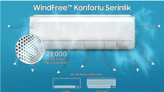 Samsung WindFree Premium AR60F18C1KW/SK A++ 18000 BTU Inverter Duvar Tipi Klima  6 YIL GARANTİ HEDİYE