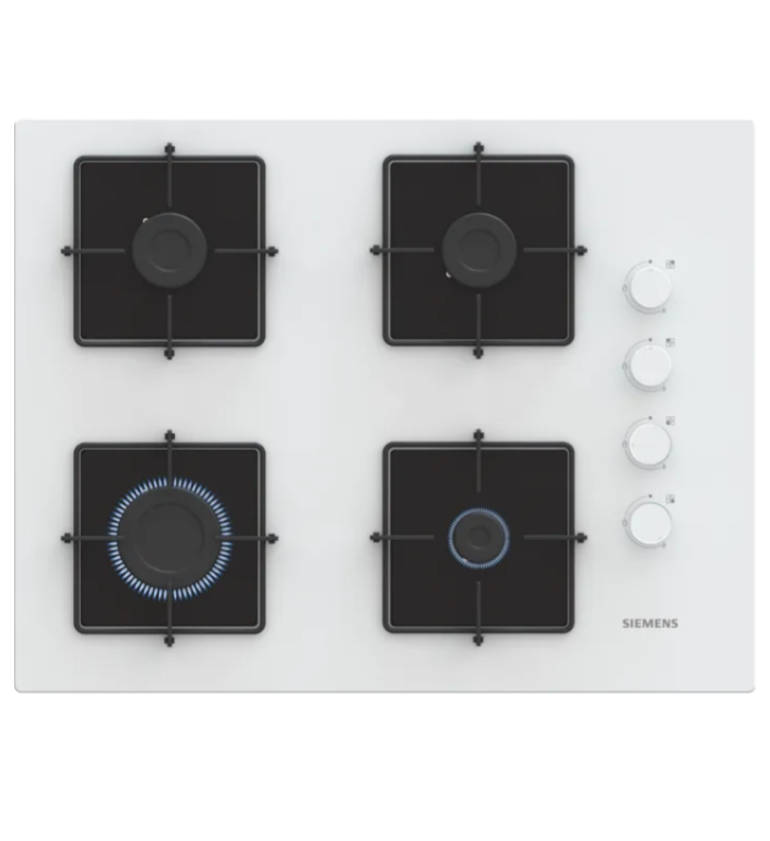 SIEMENS EO7C2PP30O iQ300 Gazlı Ocak 67 cm Sert cam, Beyaz