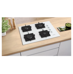 SIEMENS EO7C2PP30O iQ300 Gazlı Ocak 67 cm Sert cam, Beyaz