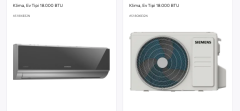 SIEMENS AS18XXB32N Klima, Ev Tipi 18.000 BTU
