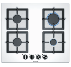 Siemens EP6A2PB20O Doğalgazlı Beyaz Cam Ankastre Ocak