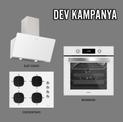 SILVERLINE ANKASTRE BEYAZ SET