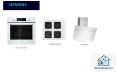Siemens Beyaz 3'lü Ankastre (HB012FBW1T - EO7C2PP30O - LC64KPJ20T)