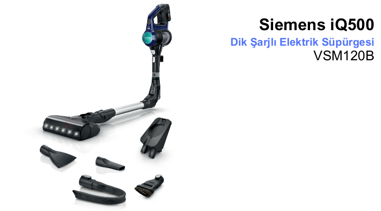 SIEMENS VSM120B DİKEY SÜPÜRGE