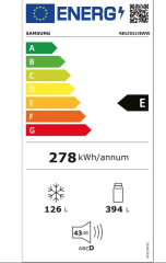 Samsung RB52DS33EWW/TR Kombi No Frost Buzdolabı