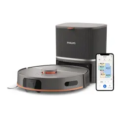 Philips HomeRun 5000 Serisi XU5100/10 Siyah Çöp İstasyonlu Akıllı Robot Süpürge