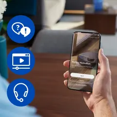 Philips HomeRun 5000 Serisi XU5100/20 Beyaz Çöp İstasyonlu Akıllı Robot Süpürge