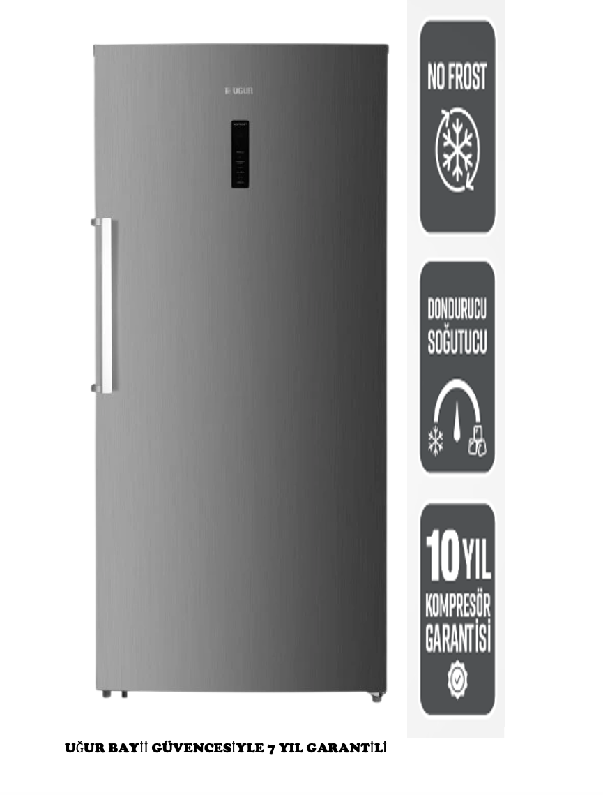 Uğur UED 0460 DTK NFI D/S DGT R65 Dikey No Frost Derin Dondurucu