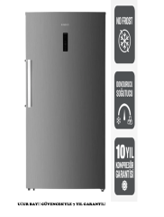 Uğur UED 0460 DTK NFI D/S DGT R65 Dikey No Frost Derin Dondurucu