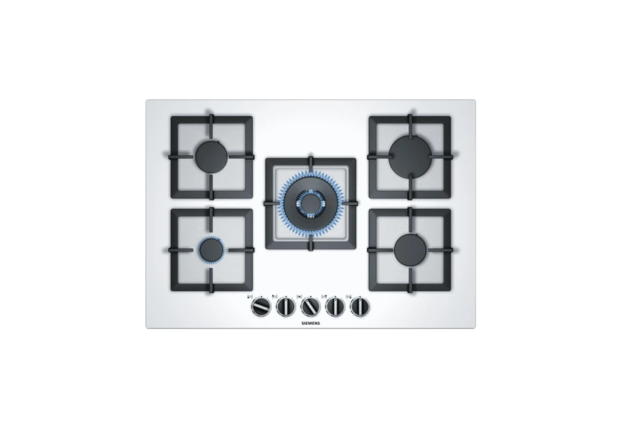 Siemens EP7A2QB20 75 cm Wok Gözlü Beyaz Cam Ankastre Ocak