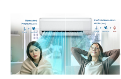 Samsung WindFree Premium Black AR70F18C1DB/SK A++ 18000 BTU Inverter Duvar Tipi Klima