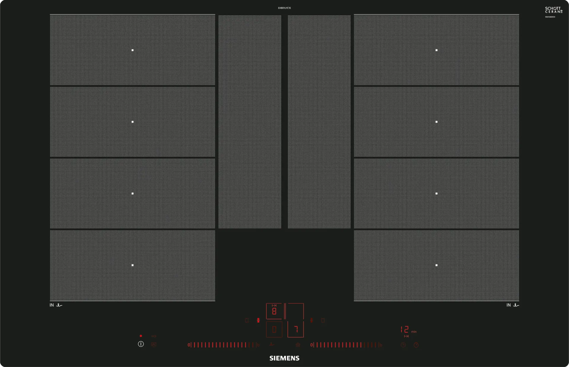 sıemens EX801LYC1E iQ700 İndüksiyonlu Ocak 80 cm Flush Mount
