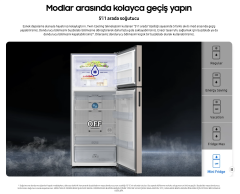 Samsung RT53DG7A14WWTR Çift Kapılı No Frost Buzdolabı