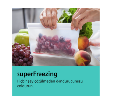 KG76PAWC0N, iQ700 Alttan Donduruculu Buzdolabı 186 x 75 cm Beyaz, Total noFrost