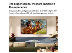 LG 75NU8E0B3LA NANO UHD AI NU8E 4K 60Hz VRR Smart TV webOS26