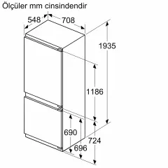 Siemens KB96NADD0 Kombi No Frost Buzdolabı