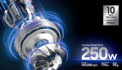 Samsung Jet 85S Pet VS70H25WLG/TR Şarjlı Dikey Süpürge