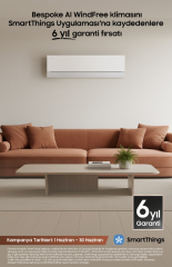 Samsung Wind-Free Premium AR24BXFCMWK/SK 24000 BTU A++ Duvar Tipi Klima
