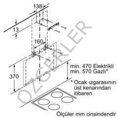 SIEMENS LC68KAK20T iQ500 Duvar Tipi Davlumbaz