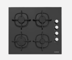 SILVERLİNE Ankastre SİYAH CAM SET