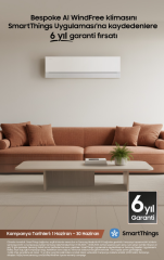 Samsung WindFree Premium Black AR09CXFCABT/SK 9000 BTU Duvar Tipi Split Klima