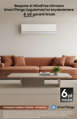 Samsung WindFree Premium Black AR12CXFCABT/SK 12000 BTU Duvar Tipi Split Klima