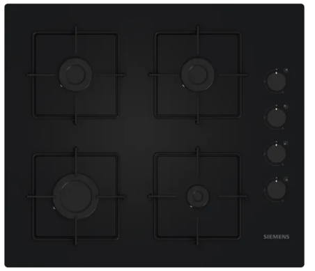 EO6C6PP30O iQ300 Gazlı Ocak 60 cm Sert cam, Siyah