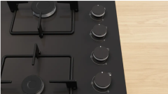 EO6C6PP30O iQ300 Gazlı Ocak 60 cm Sert cam, Siyah